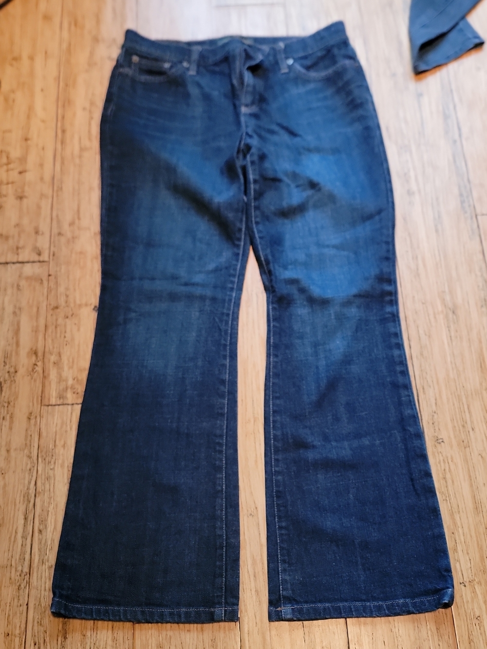 Women’s Dark Blue Bootcut Jeans - Classic Denim